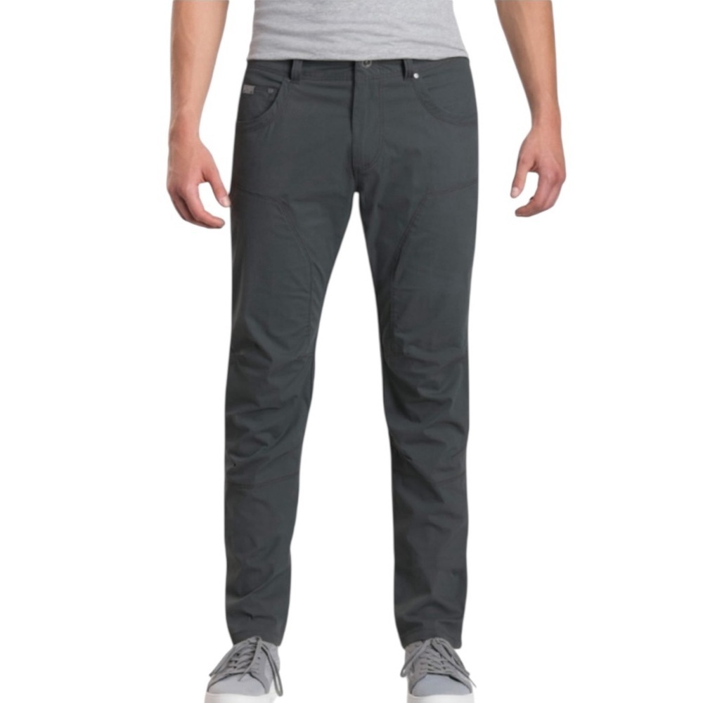 KUHL WAXED STRETCH OUTSIDER GREY PANTS SIZE 38
